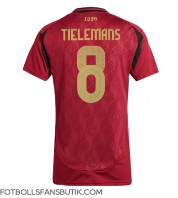 Belgien Youri Tielemans #8 Replika Hemmatröja Damer EM 2024 Kortärmad